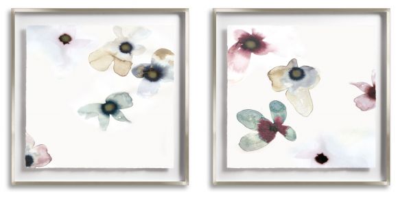 Tiffany Poppies in Deluxe Handmade Frames