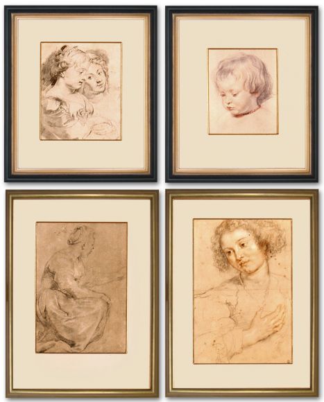 Rubens Drawings in Standard Frames