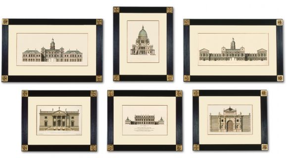 Buildings in Deluxe Handmade Frames