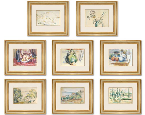 Cezanne Watercolours in Deluxe Handmade Frames