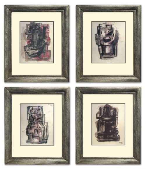 Henry Moore Drawings in Deluxe Handmade Frames