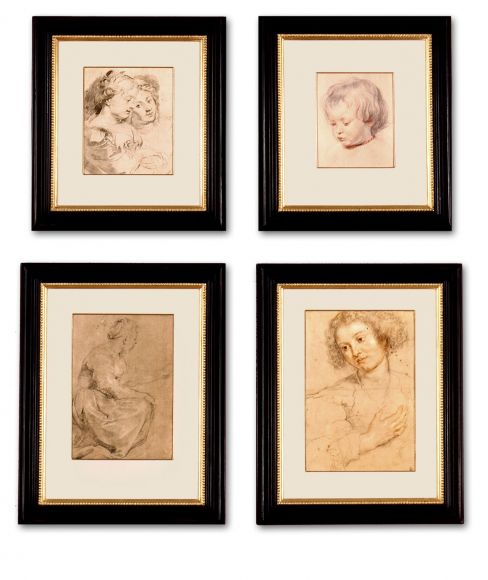 Rubens Drawings in Deluxe Handmade Frames