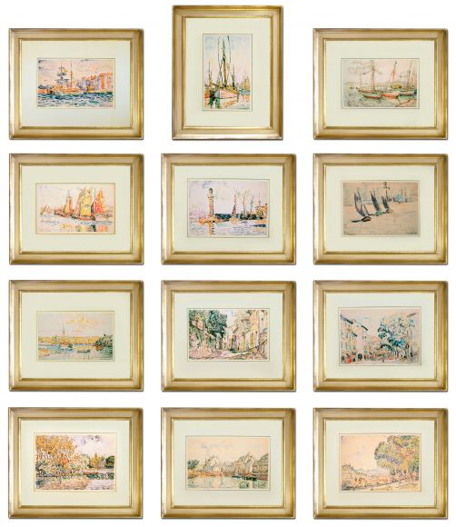 Signac Watercolours in Deluxe Handmade Frames