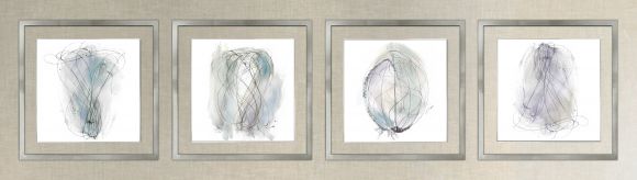 Spin between glass and acrylic in deluxe handmade frame