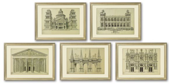 Vatican Architecturals in Deluxe Handmade Frames