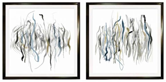 Squiggles in deluxe handmade frames