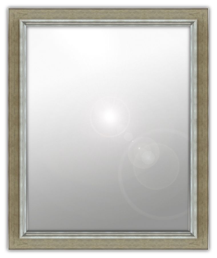 Bristlo: 6mm Foil backed bevelled mirror in a standard factory frame