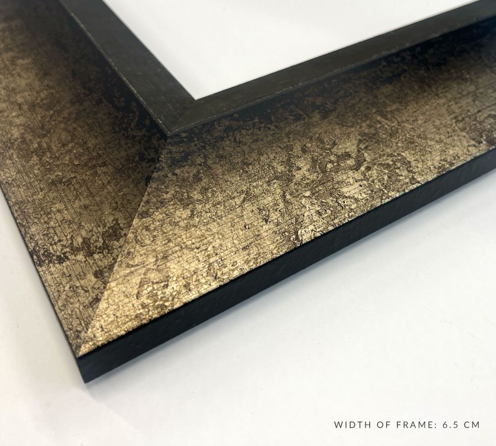 Caplie: 6mm Foil backed bevelled mirror in a standard factory frame