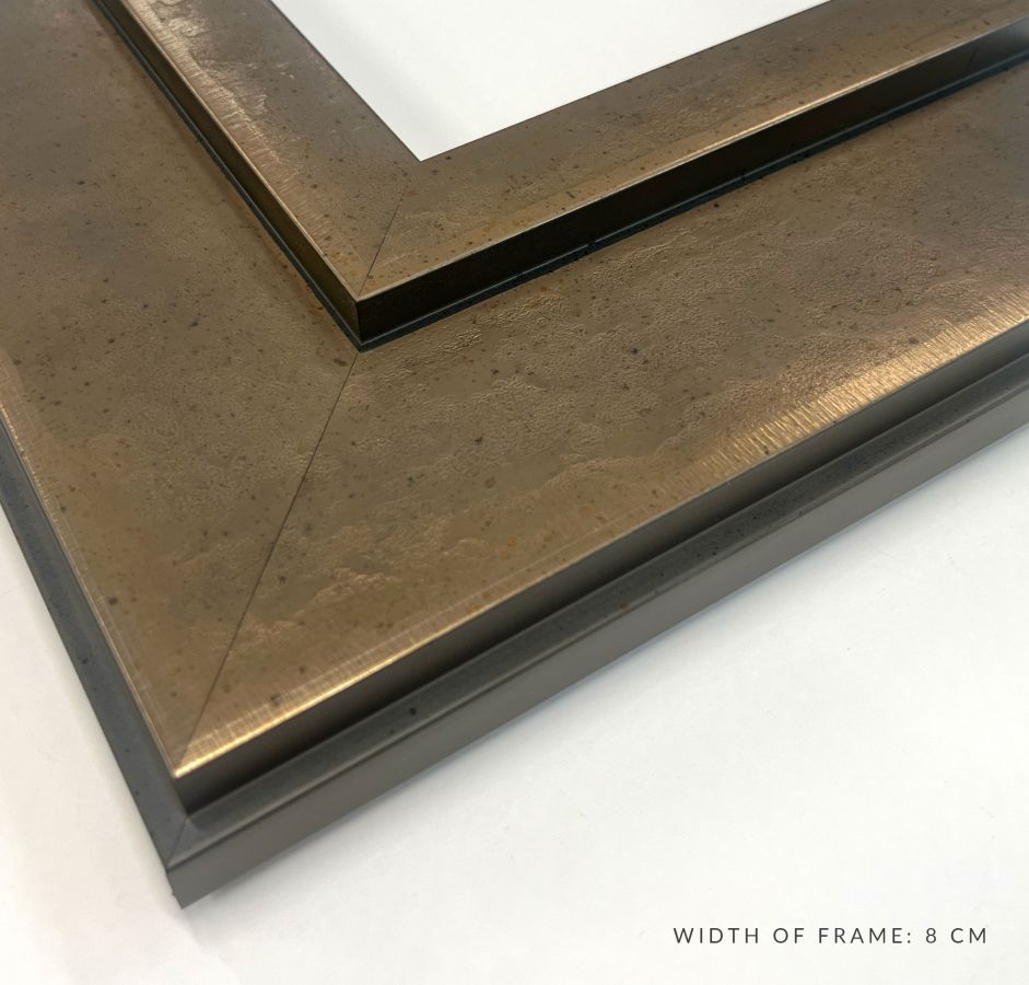 Dendrum: 6mm Foil backed bevelled mirror in a standard factory frame