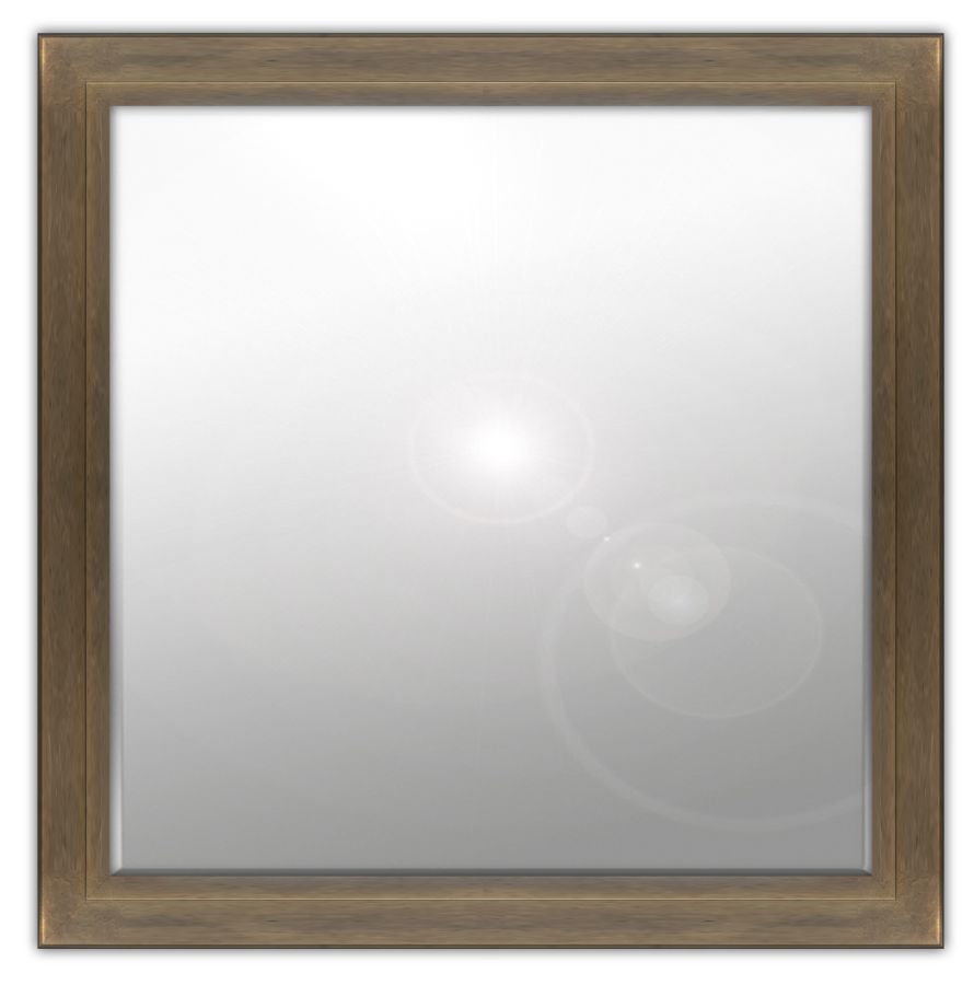 Dendrum: 6mm Foil backed bevelled mirror in a standard factory frame