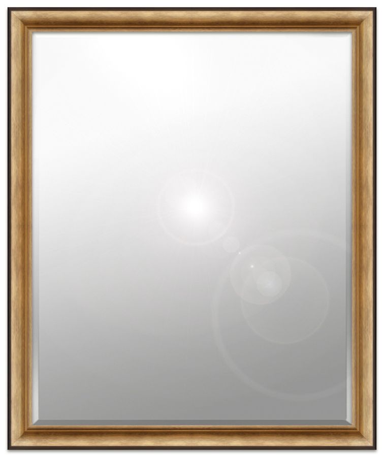 Lemalia: 6mm Foil backed bevelled mirror in a standard factory frame