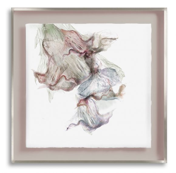 Silky Flounce 02 in a Deluxe Handmade Frame