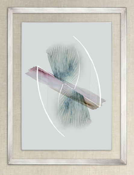 Sivelle between glass and acrylic in standard factory frame