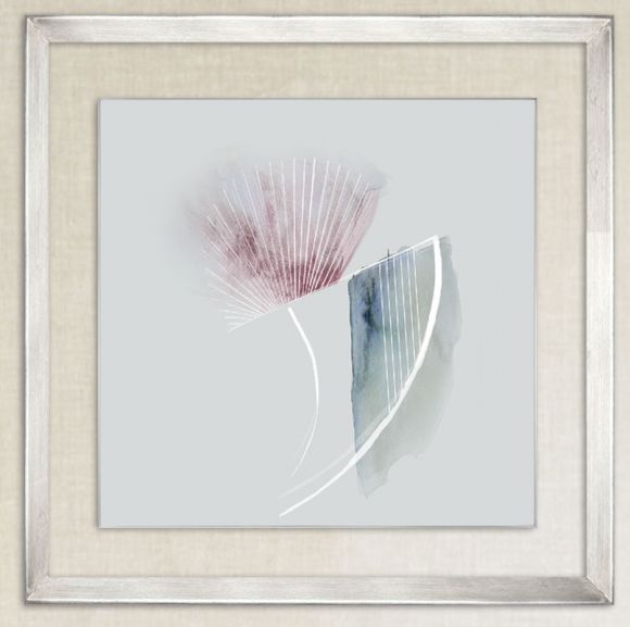 Sivelle between glass and acrylic in standard factory frame