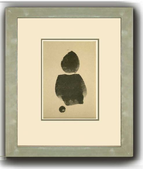 Julius Bissier Drawing 02 in a Standard Frame