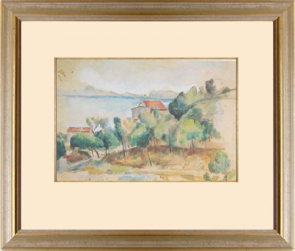 Cezanne Watercolours 07 in Standard Frames