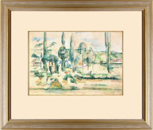 Cezanne Watercolours 08 in Standard Frames