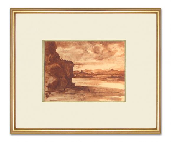 Claude Lorraine Landscape 01 in a Standard Frame