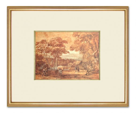 Claude Lorraine Landscape 02 in a Standard Frame