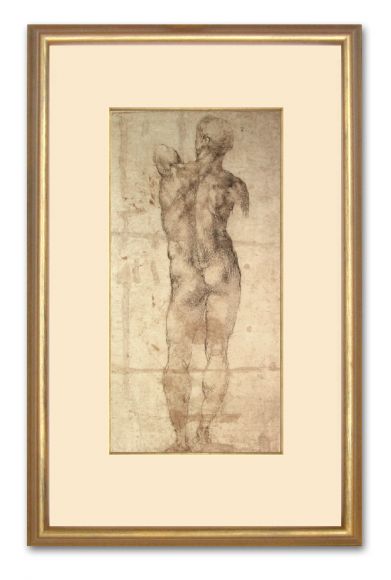 Micelangelo Male Nude in a standard frame.