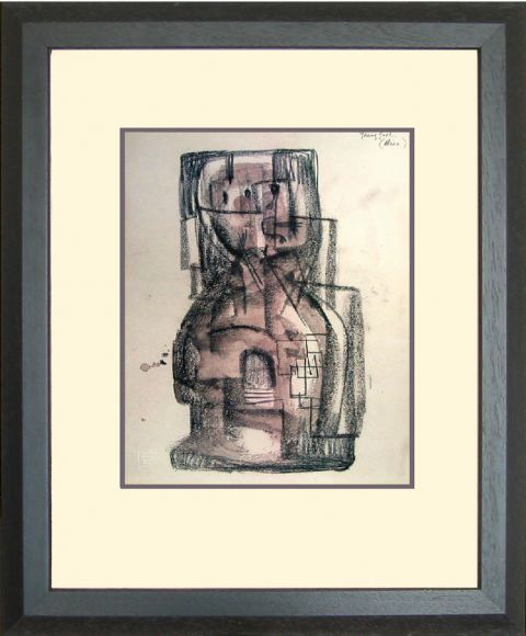 Henry Moore Drawing 03 in a Standard Frame