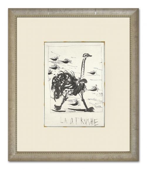 Picasso Animals 03 in a Standard Frame