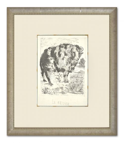 Picasso Animals 04 in a Standard Frame