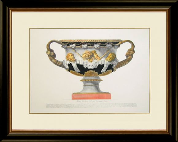 Piranesi Urns 01 in a  Standard Frame