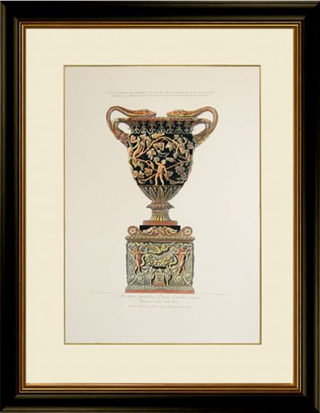 Piranesi Urns 03 in a  Standard Frame