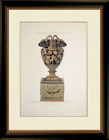 Piranesi Urns 04 in a  Standard Frame