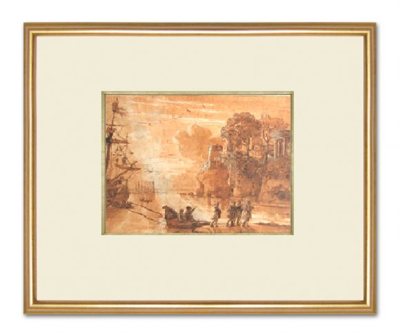 Claude Lorraine Landscape 04 in a Standard Frame