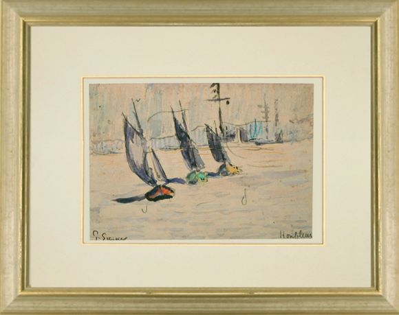 Signac Watercolour 06 in a Standard Frame