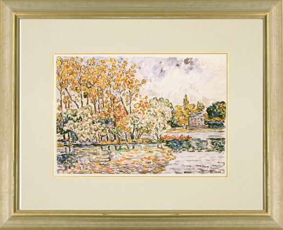 Signac Watercolour 10 in a Standard Frame