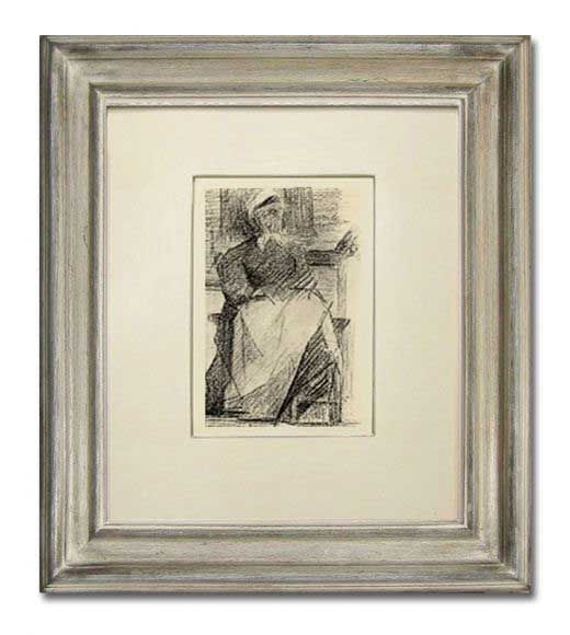 Georges Seurat 09 in Deluxe Handmade Frame