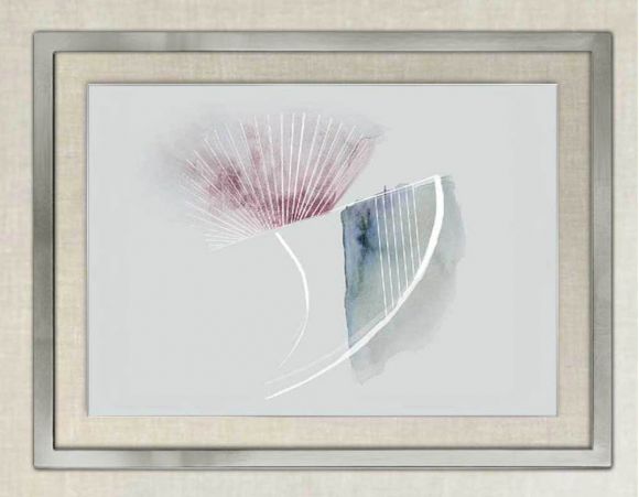 Sivelle between glass and acrylic in deluxe handmade frame