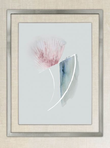 Sivelle between glass and acrylic in deluxe handmade frame