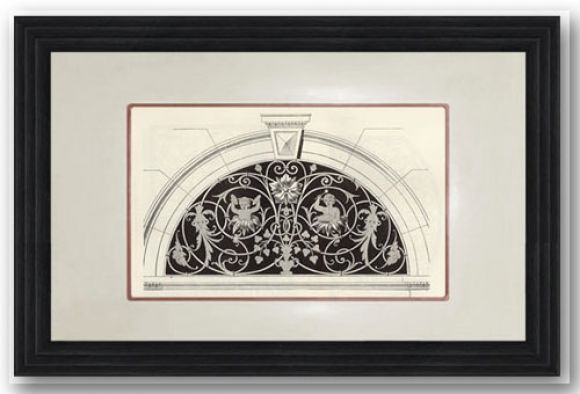 Architectural Details 02 in Deluxe Handmade Frame