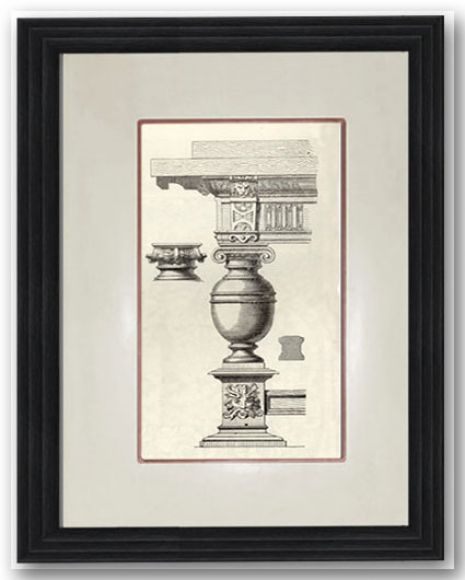 Architectural Details 04 in Deluxe Handmade Frame