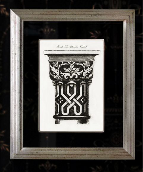 Architectural Details 09 Floated Between Glass, In Deluxe Handmade Frames