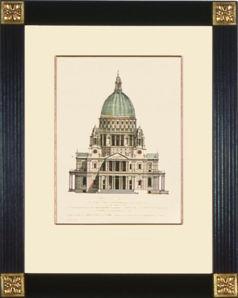 Buildings 06 in a Deluxe Handmade Frame