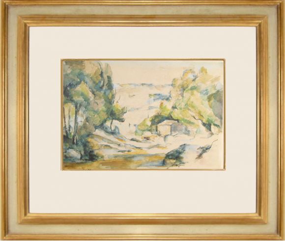 Cezanne Watercolours 06 in Deluxe Handmade Frames