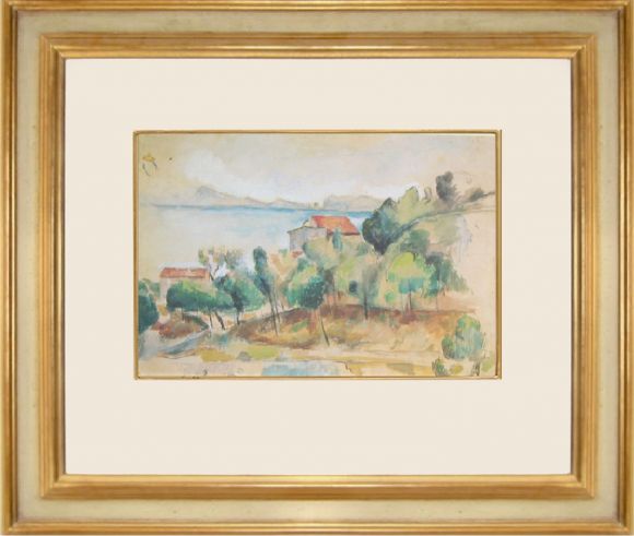 Cezanne Watercolours 07 in Deluxe Handmade Frames