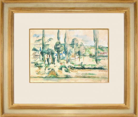 Cezanne Watercolours 08 in Deluxe Handmade Frames