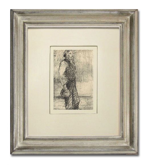 Georges Seurat 04 in Deluxe Handmade Frame