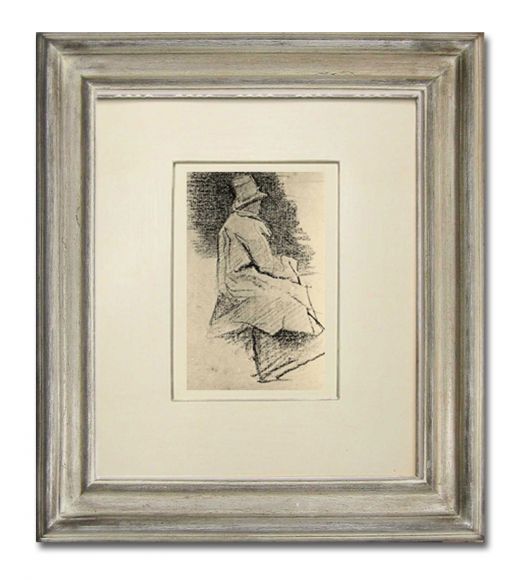 Georges Seurat 07 in Deluxe Handmade Frame