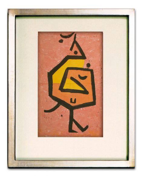 Paul Klee Drawing 04 in a Deluxe Handmade Frame