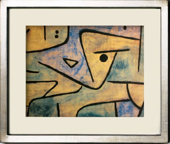 Paul Klee Drawing 08 in a Deluxe Handmade Frame