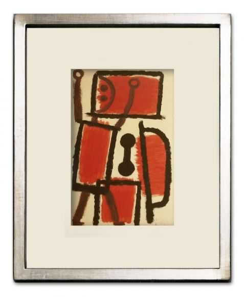 Paul Klee Drawing 10 in a Deluxe Handmade Frame