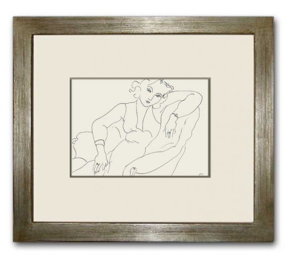 Matisse 04 in a Deluxe Handmade Frame