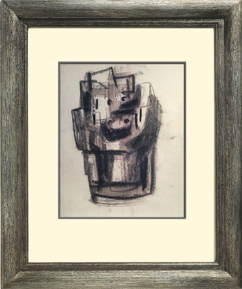 Henry Moore Drawing 02 in a Deluxe Handmade Frame